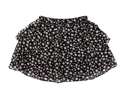 Sofie Schnoor Girls nederdel flowers black